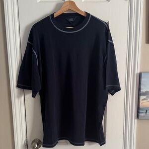 David Chu LINCS Men's Dark Blue Shirt
